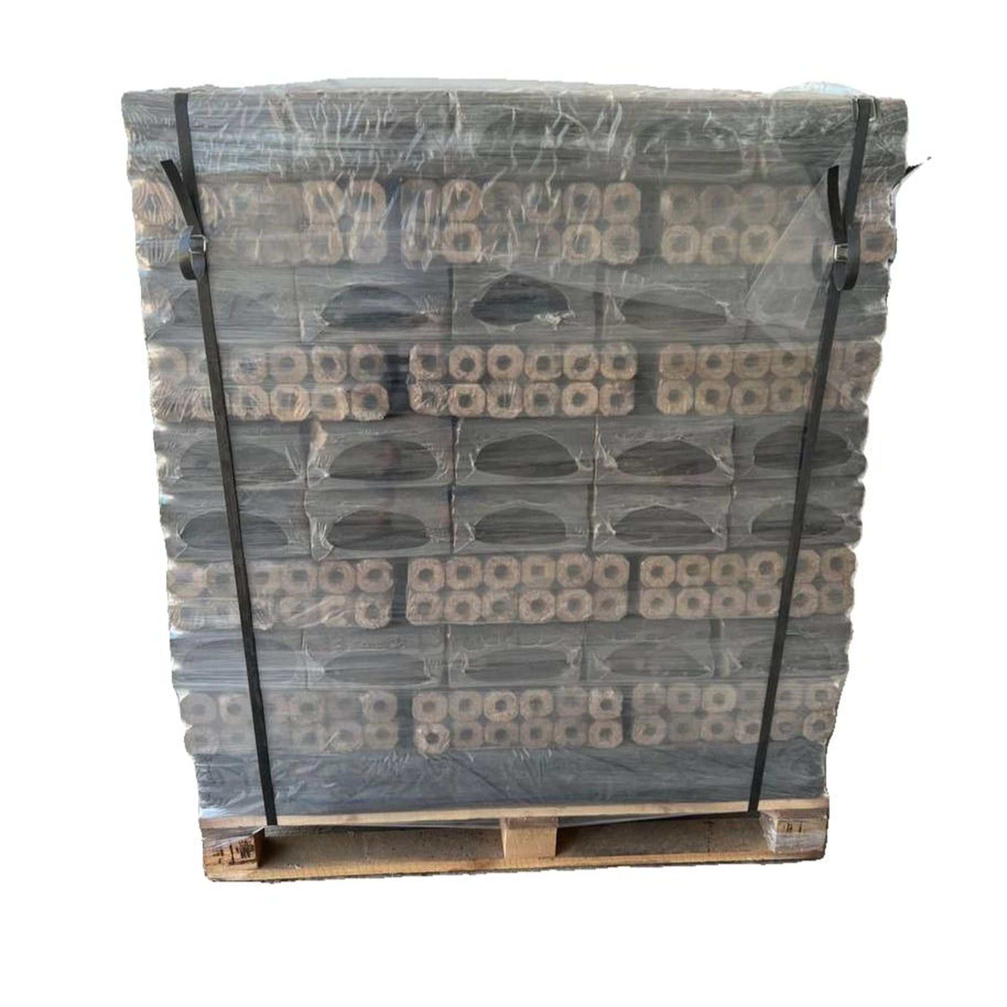 PiniKay oak wood briquettes, octagonal shape, 10 kg pack