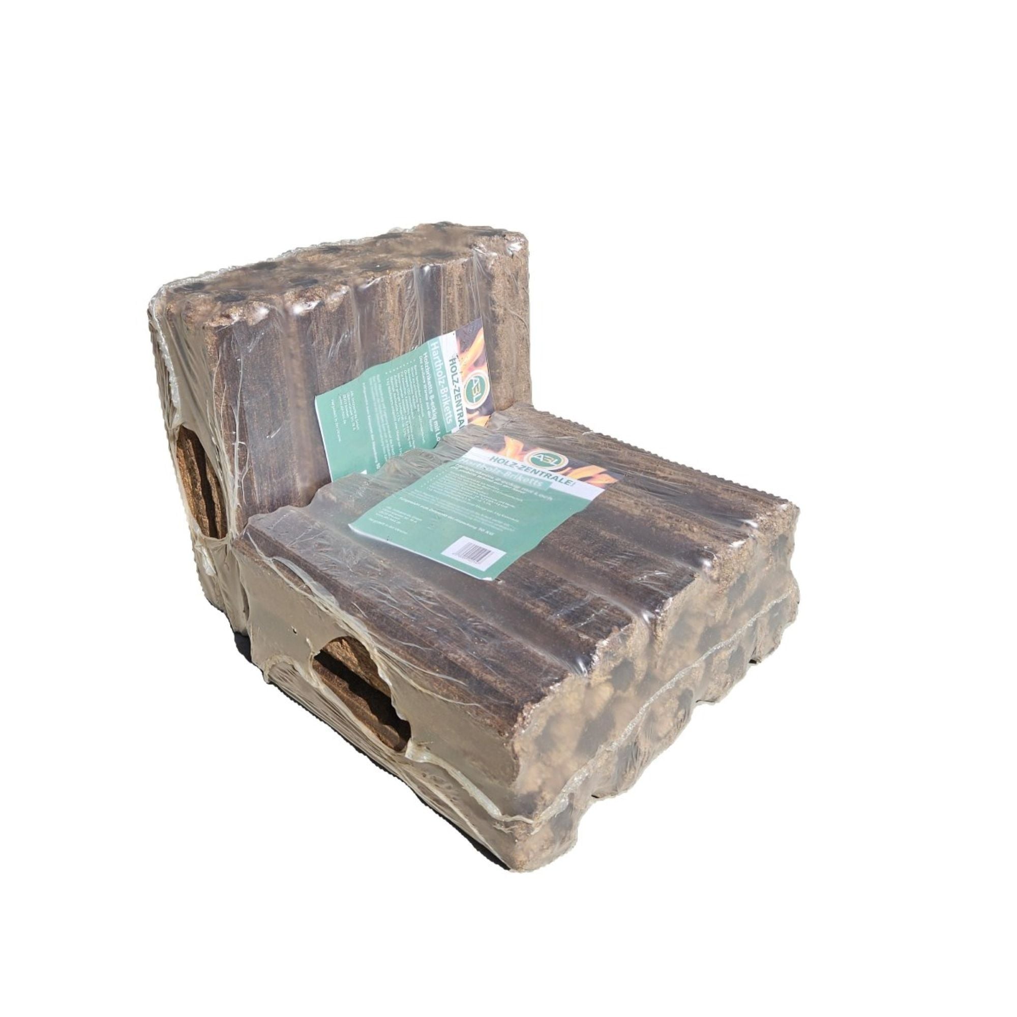 PiniKay oak wood briquettes, octagonal shape, 10 kg pack