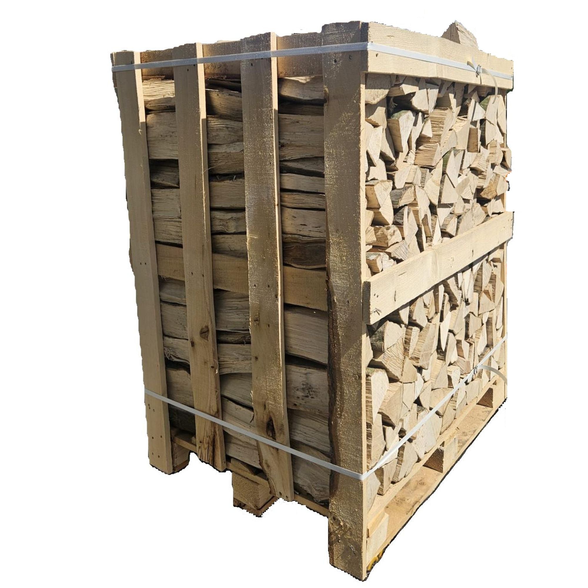 Beech firewood 25 cm – 1 cubic meter in a box, kiln-dried (80x120x205 cm)