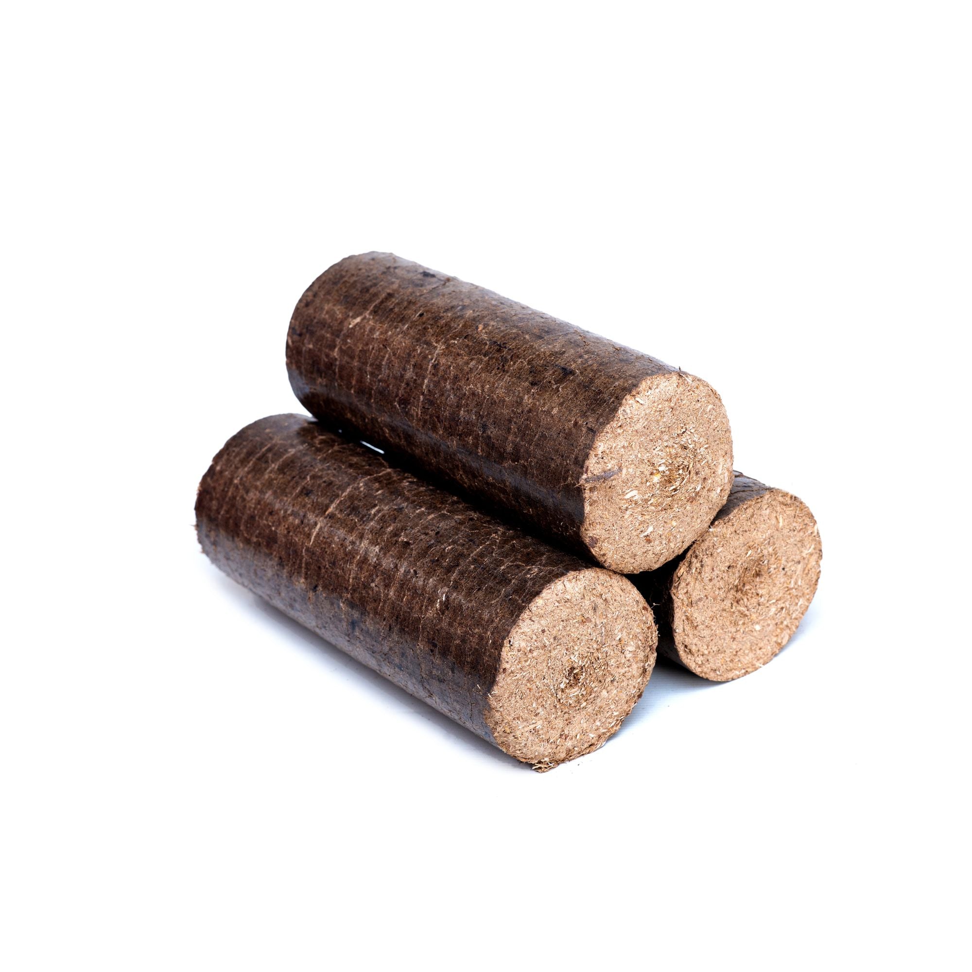 Holzbriketts Nestro (rund) 100% Eiche 10 Kg Packung