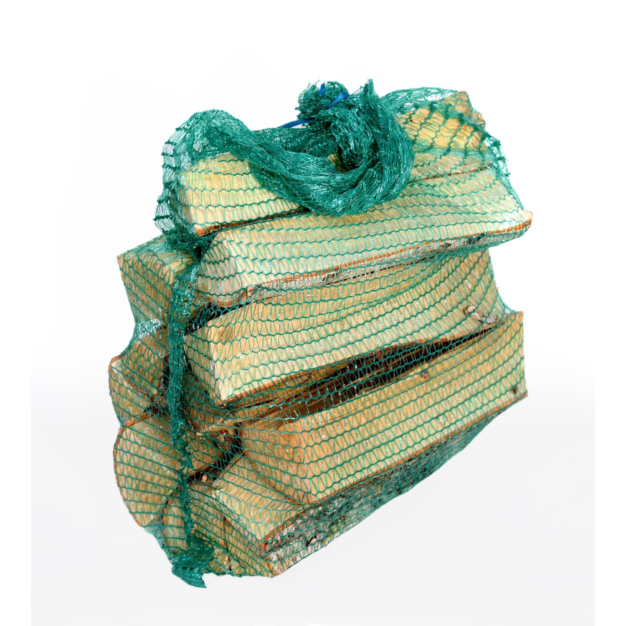 Kaminholz Laubholz-Mix 25 cm Scheitlänge, im Netzsack 12,5 dm³, kammergetrocknet & sofort brennbereit.