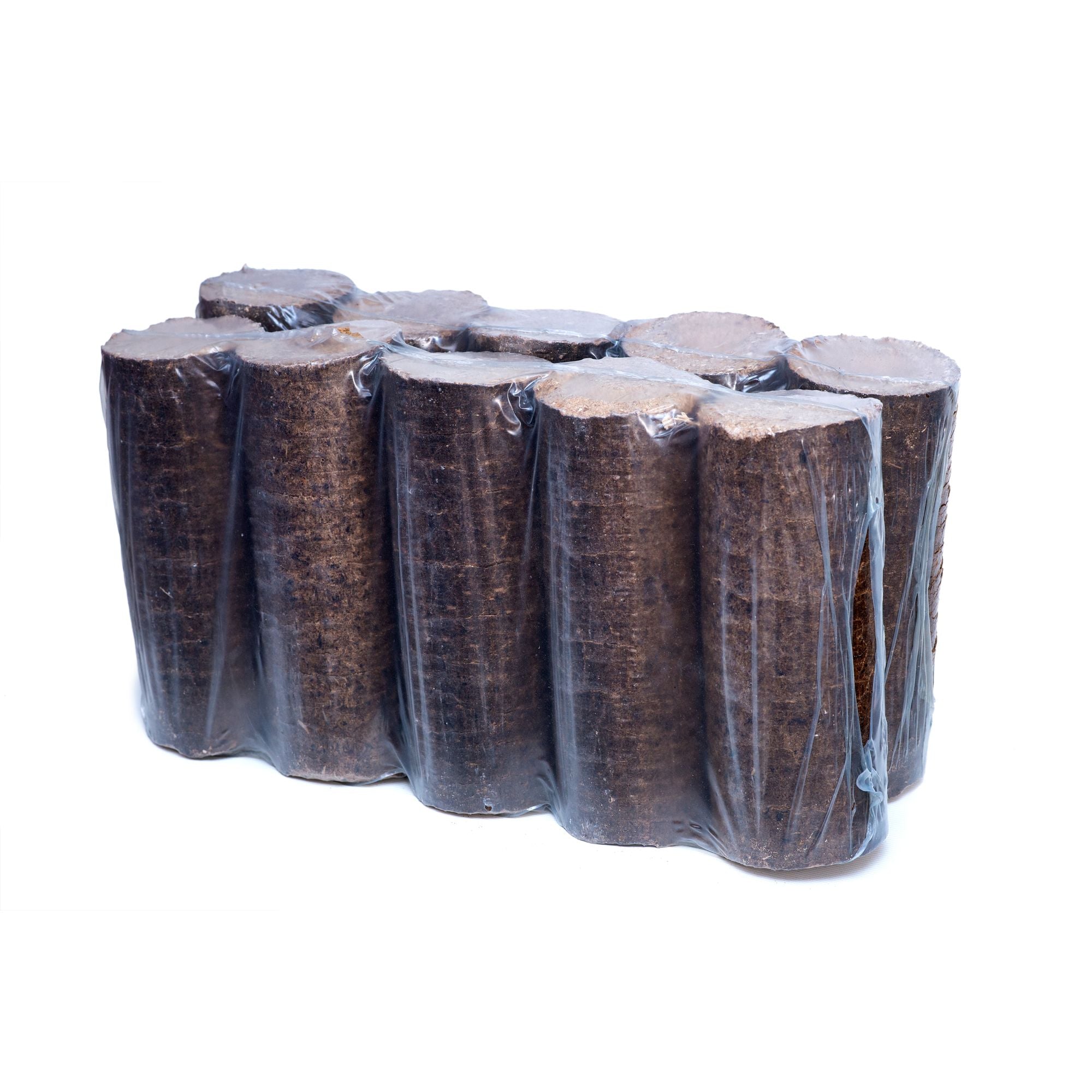Holzbriketts Nestro (rund) 100% Eiche 10 Kg Packung