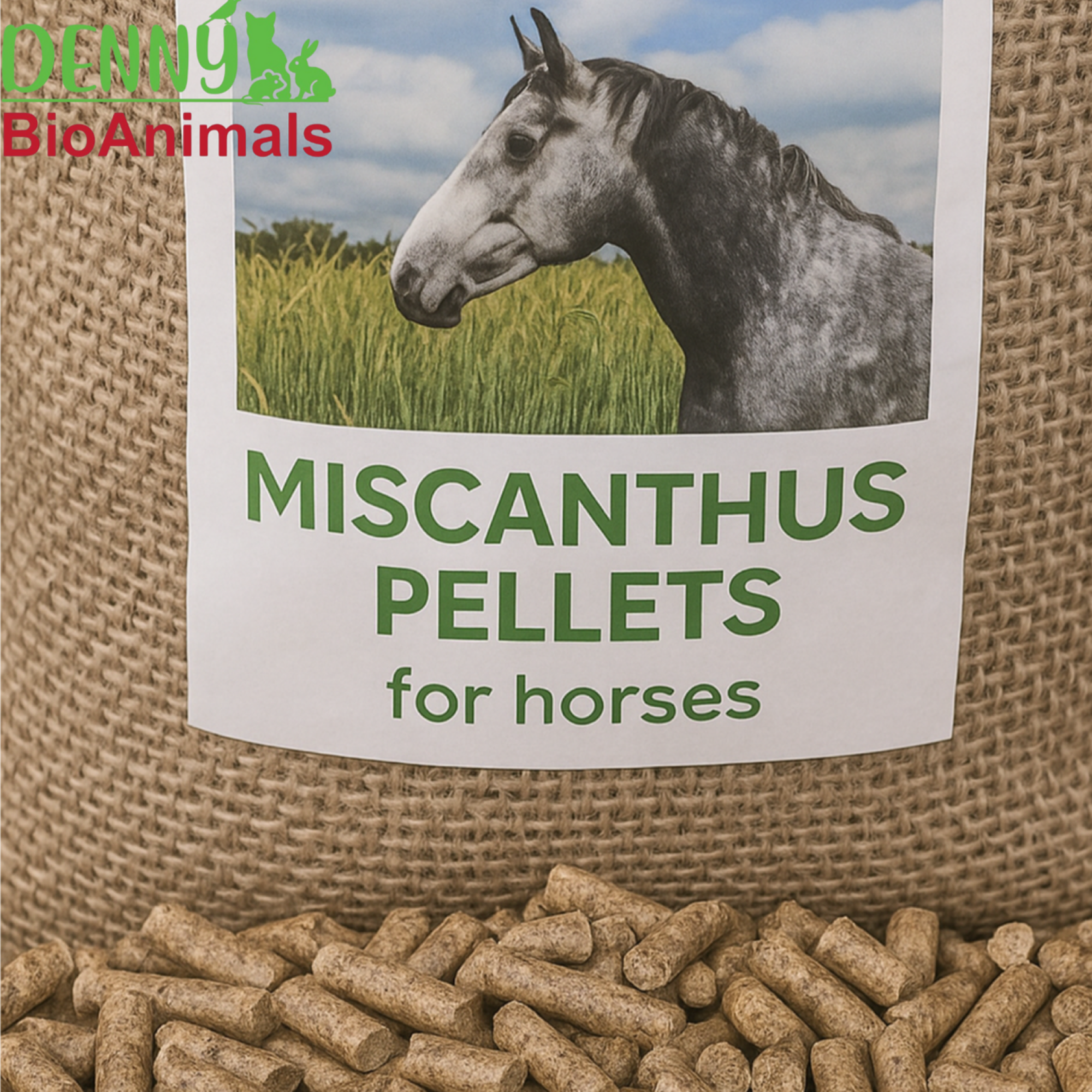 Miscanthus Pellets Einstreu 8 mm – 15 kg Sack | 100% Naturprodukt | Staubarme Pferde- & Tierstreu | Hohe Saugkraft & Geruchsbindung | Umweltfreundliche Alternative zu Sägespänen