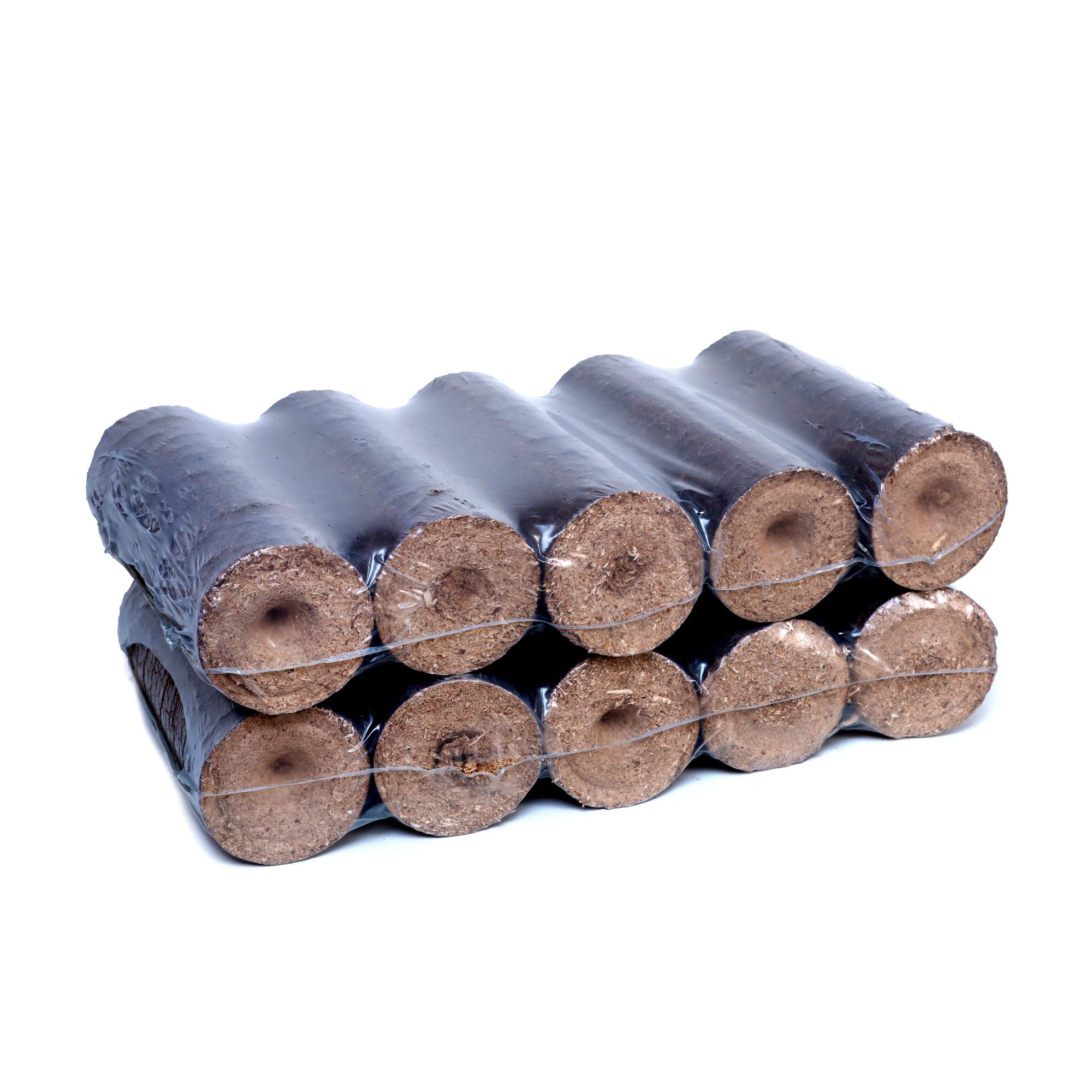 Holzbriketts Nestro (rund) 100% Eiche 10 Kg Packung