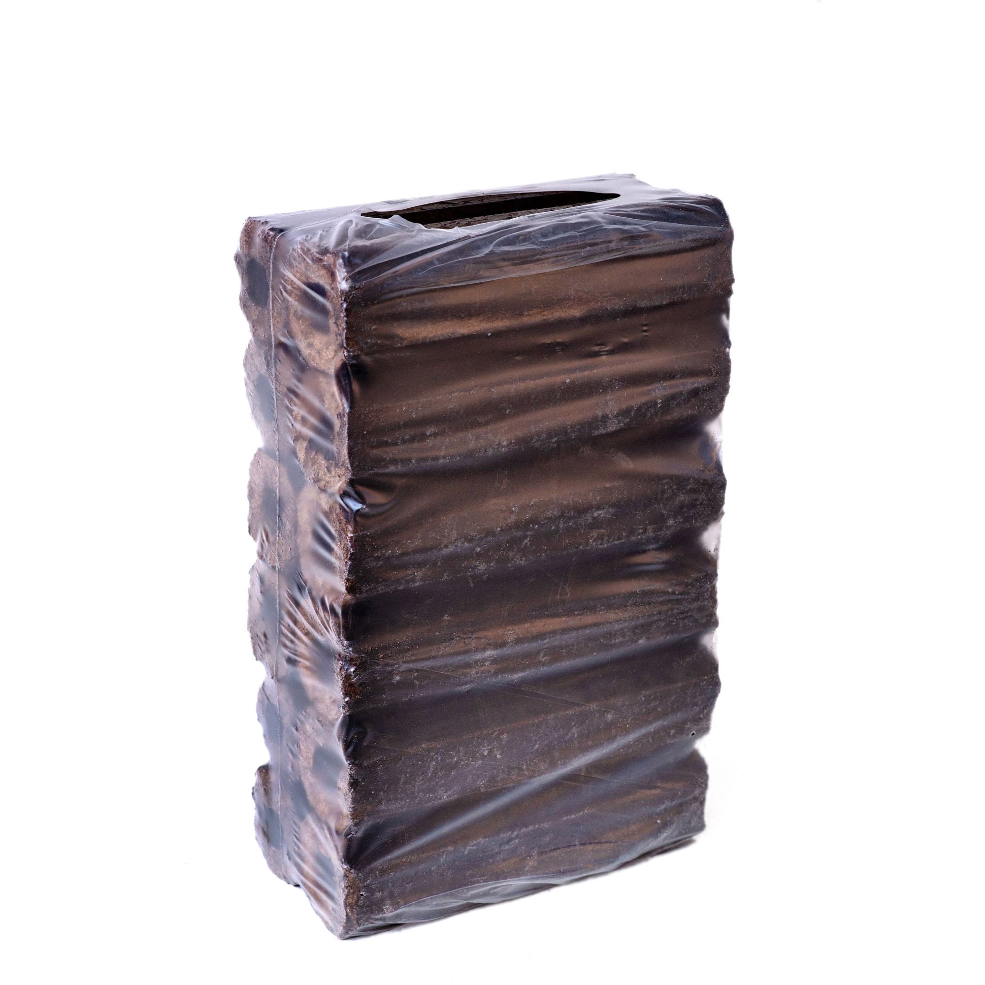 PiniKay oak wood briquettes, octagonal shape, 10 kg pack