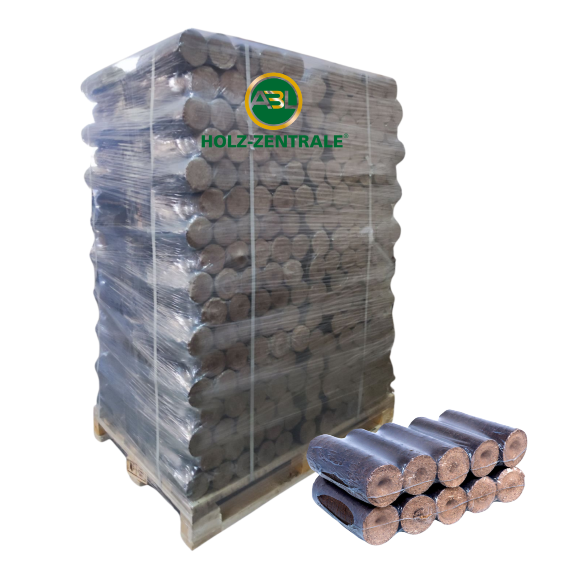 Nestro wood briquettes (round) 10 kg pack