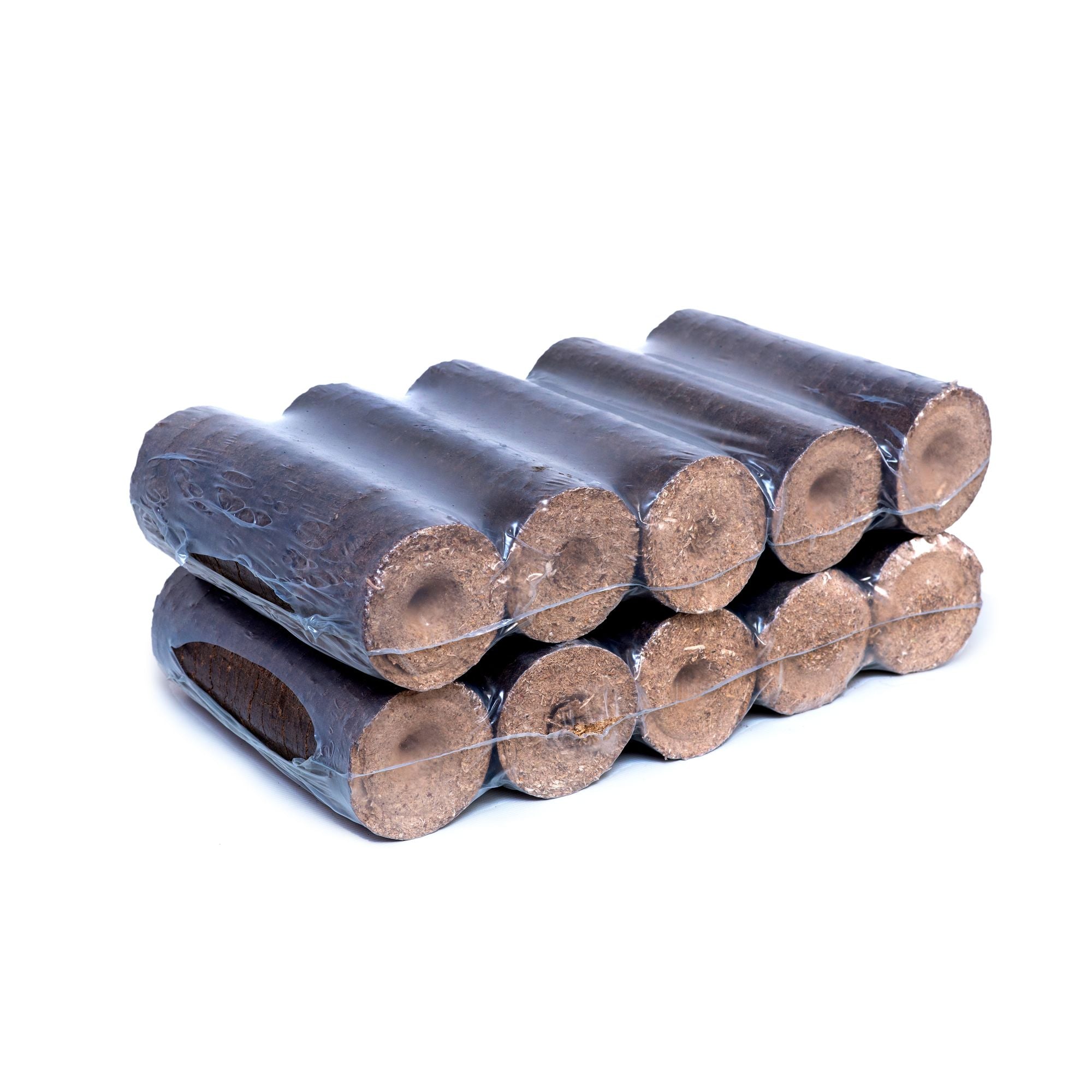 Nestro wood briquettes (round) 10 kg pack