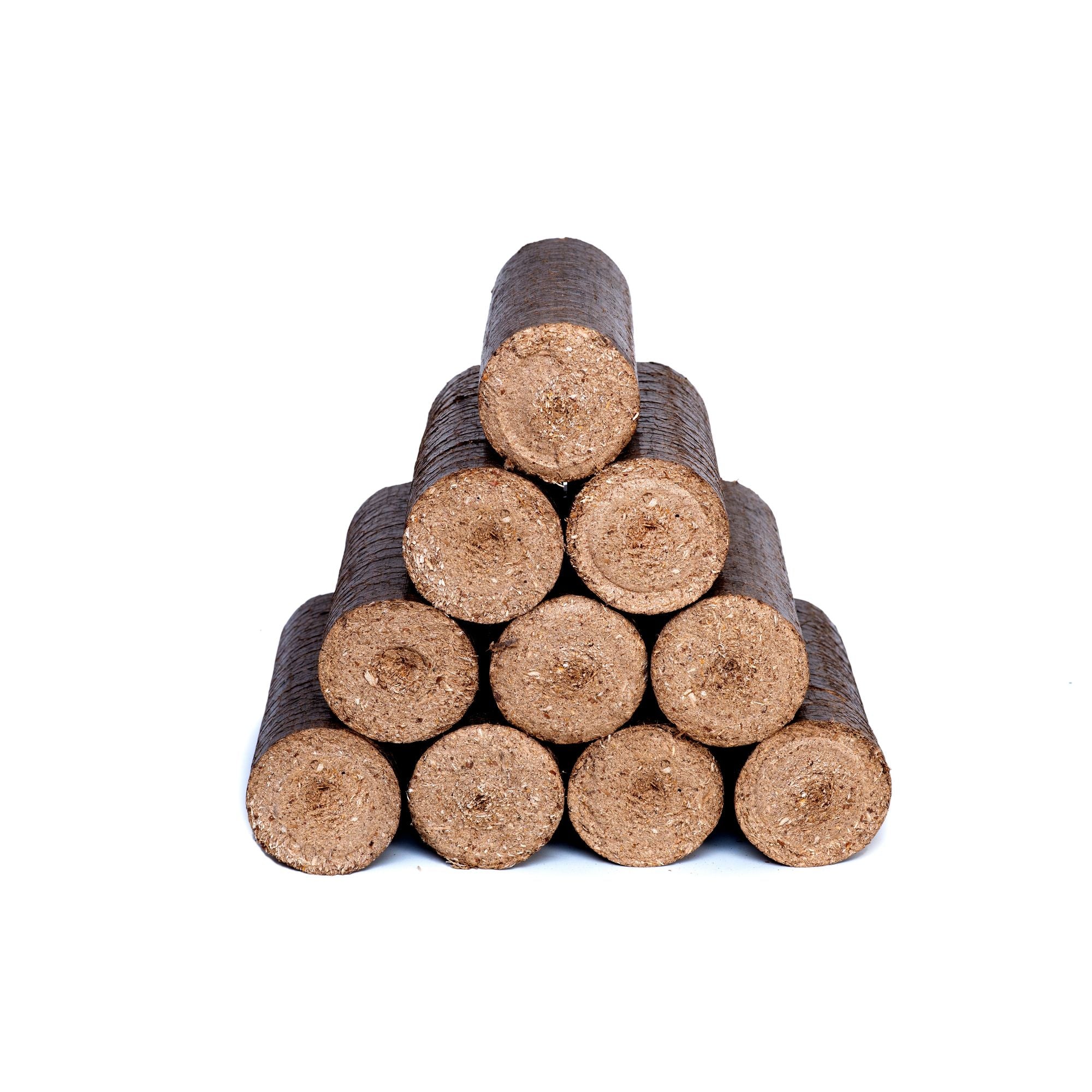 Nestro wood briquettes (round) 10 kg pack