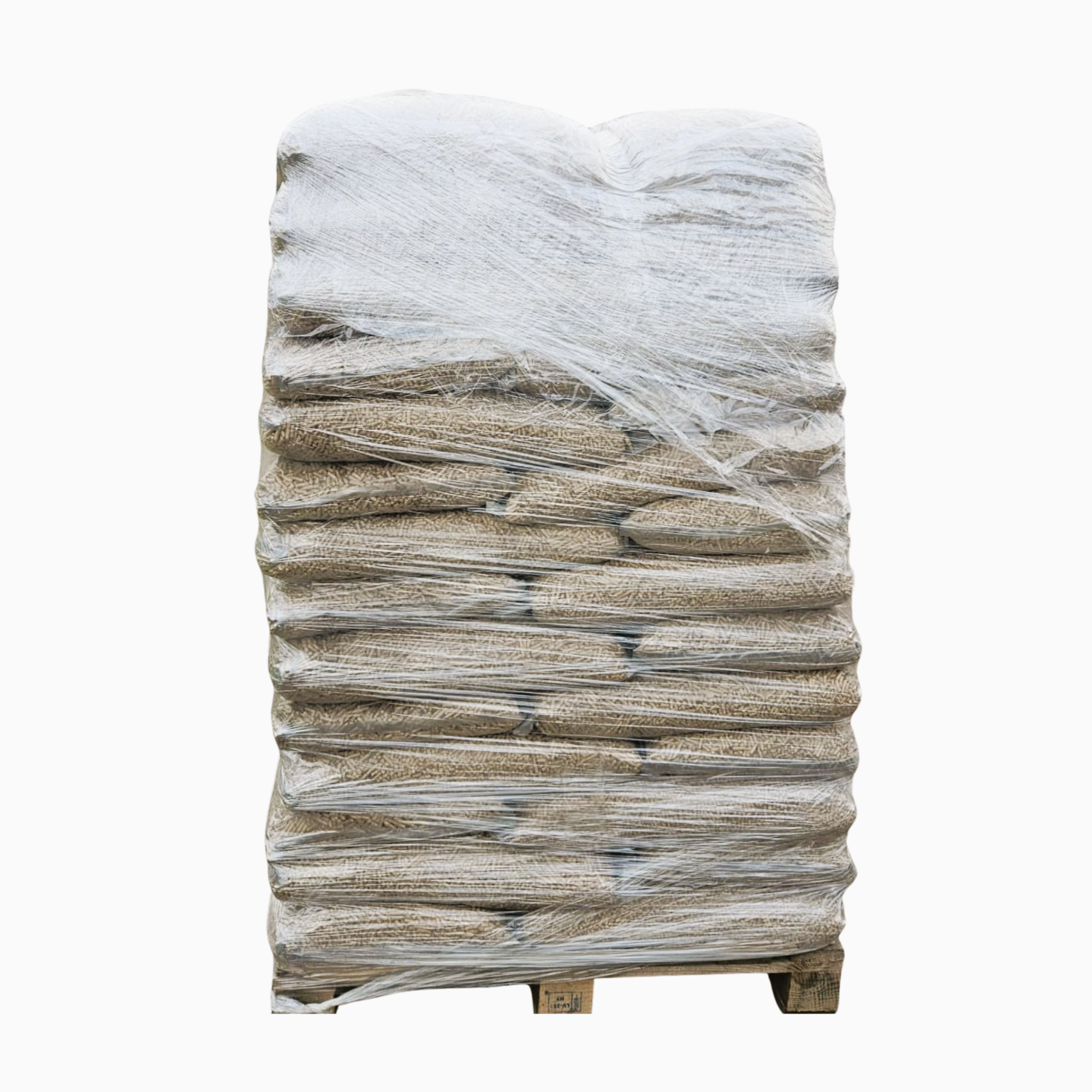 Premium Holzpellets 6 mm aus Nadelholz – 15 kg Sack – Sehr hell & sauber – Aschegehalt < 0,5 %, 1 Palette- 960 kg (64 Säcke)