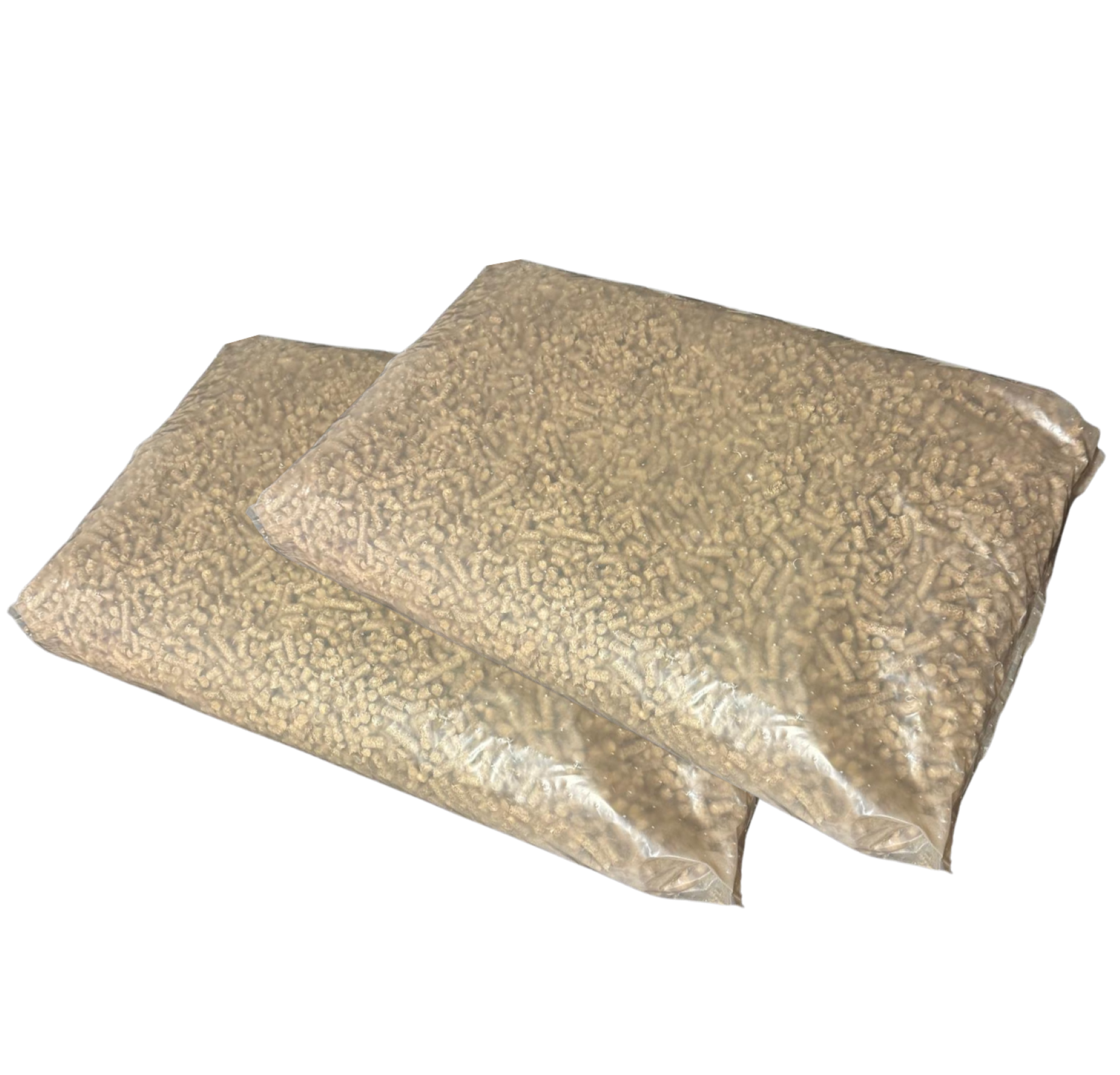 Wheat bedding pellets 8 mm in a 15 kg bag – 100% natural product made from wheat straw – low dust, highly absorbent & compostable – bedding for horses, small animals & stables