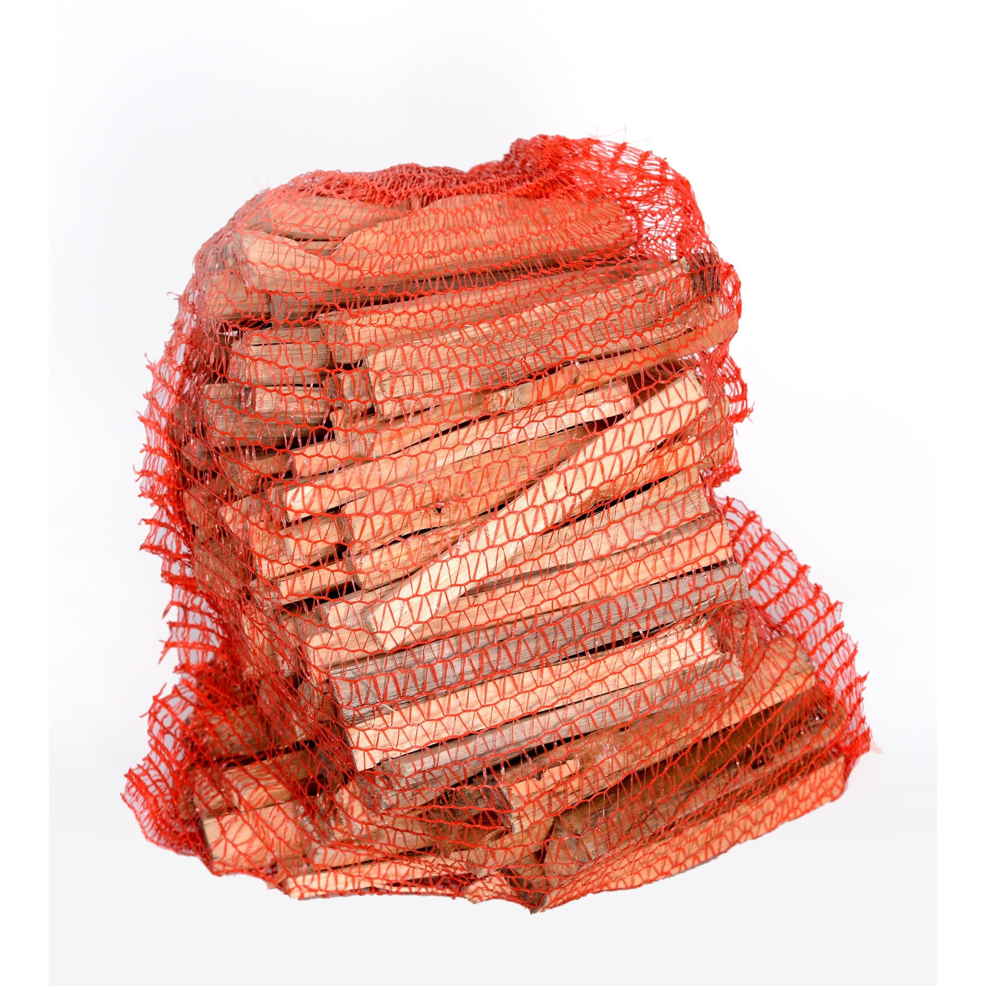 Kindling wood, 5 dm³ in a net bag, made of softwood