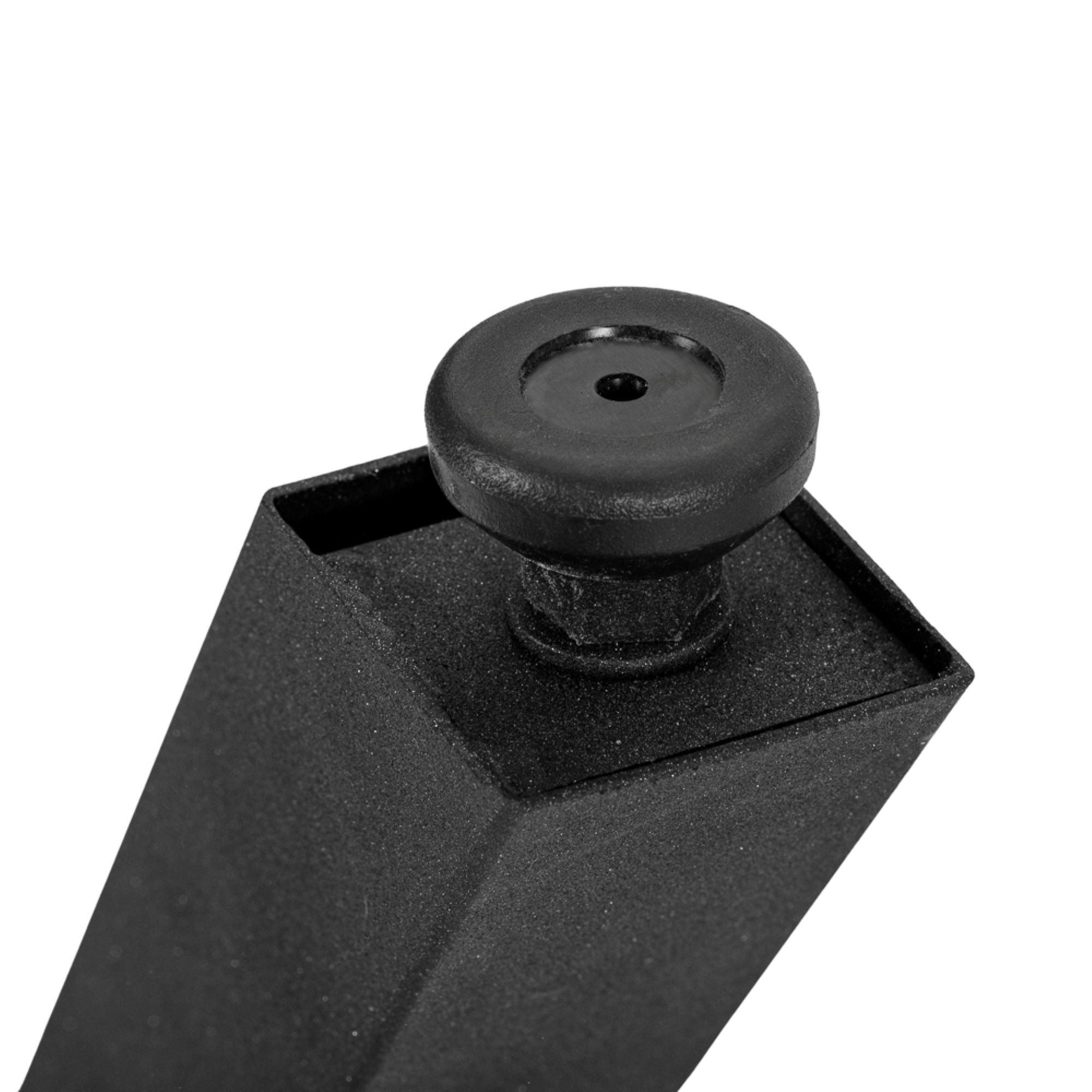 Massivholztisch Eiche  – Esszimmertisch mit 4 cm, in 140-240 cm Länge Tischplatte, mit Baumkante und gerade Kante & U-Gestell aus Metall – moderner Esstisch, Kratzfest & natürlich geölt , handgefertigt