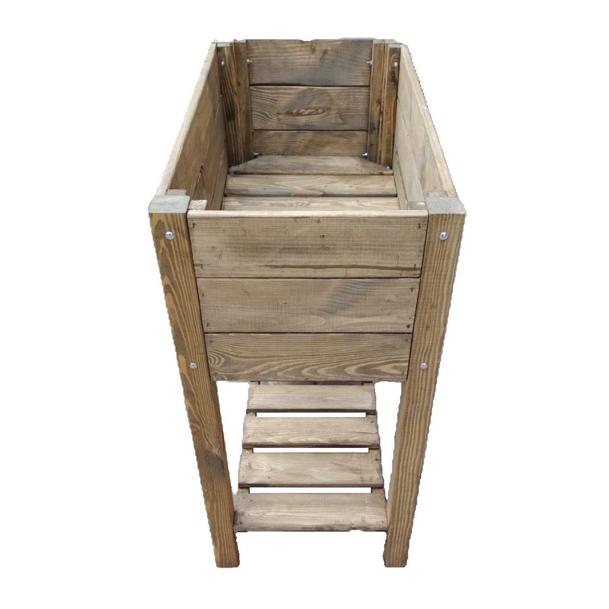Solid raised bed 78x40x78 cm, weatherproof impregnated