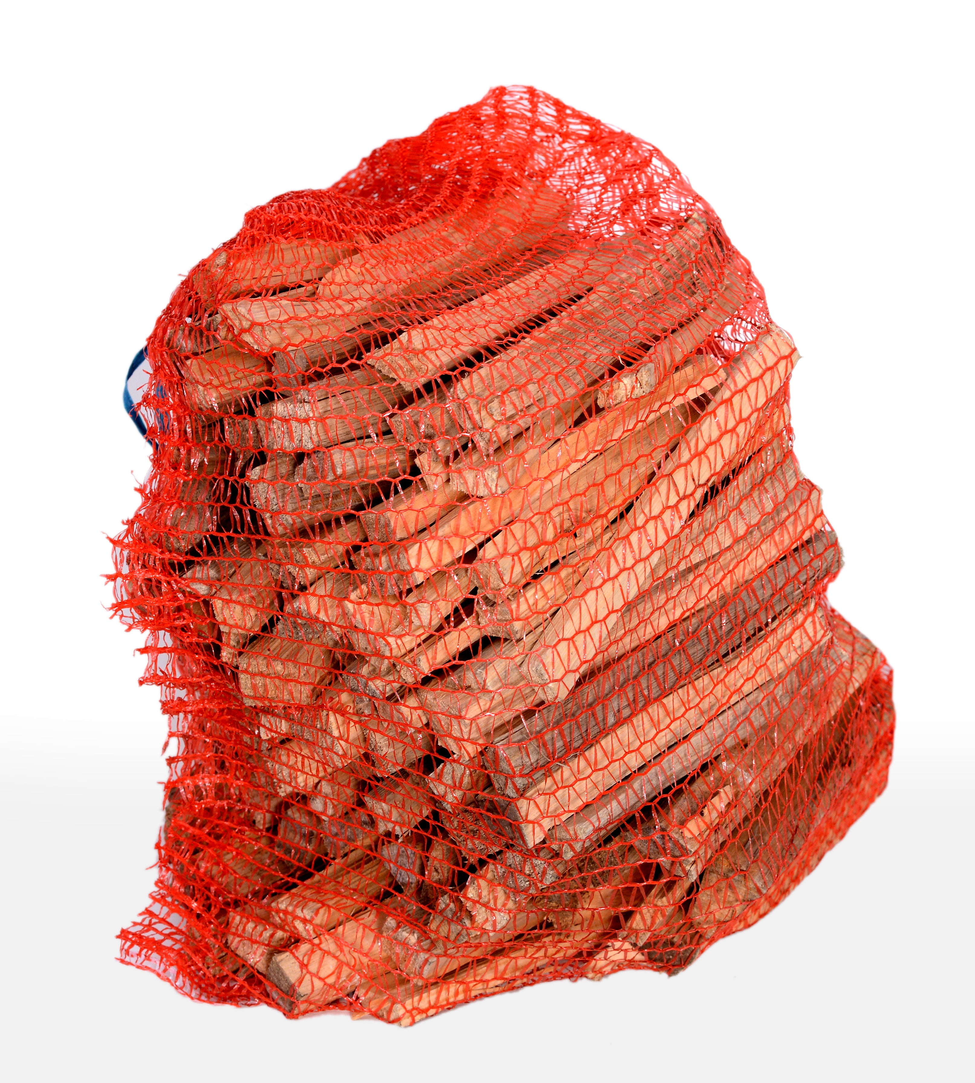 Anzündholz/ Anfeuerholz , 5 dm³ im Netzsack, aus Nadelholz