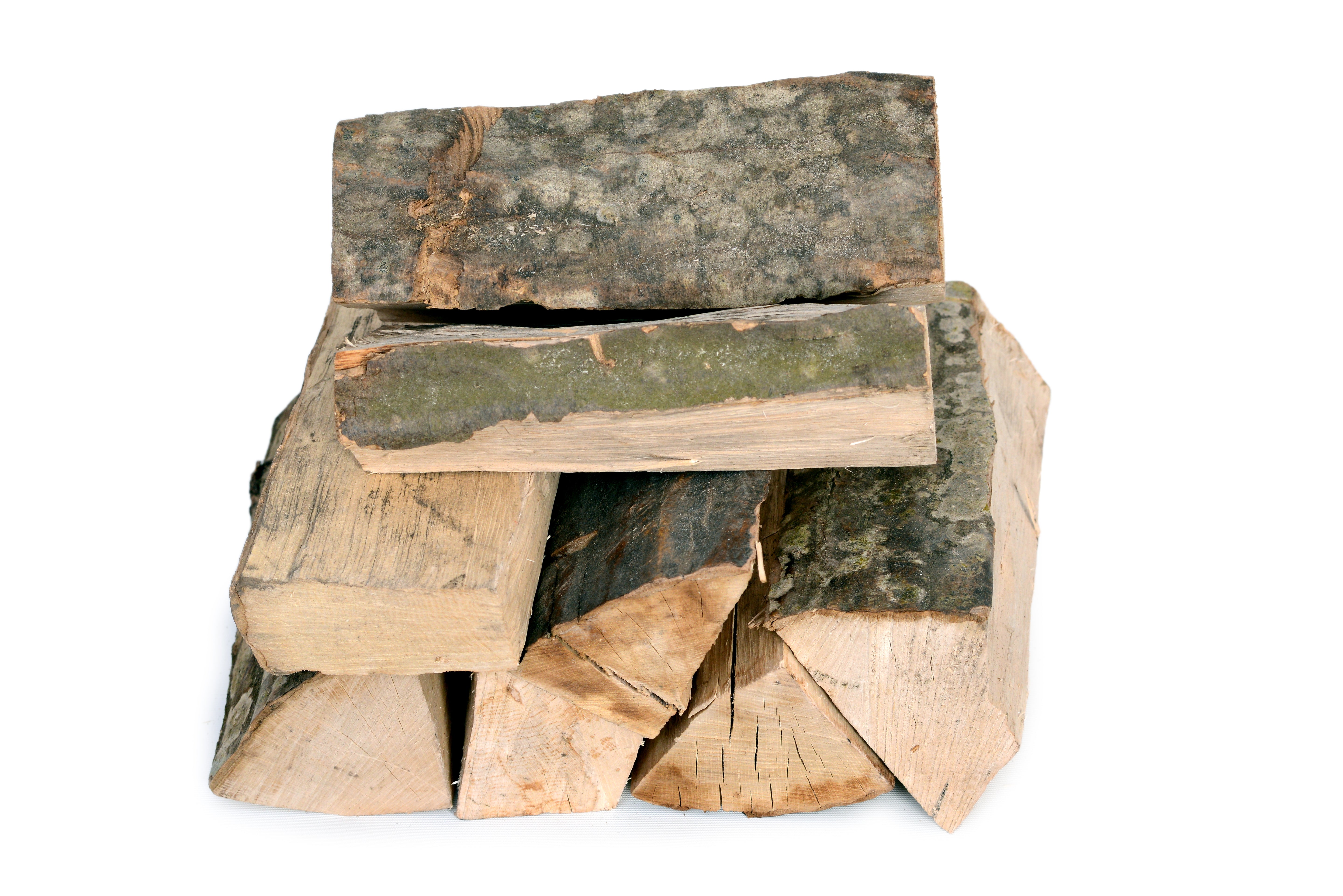 Kaminholz Laubholz-Mix, kammergetrocknet, im Netzsack  12,5 dm³
