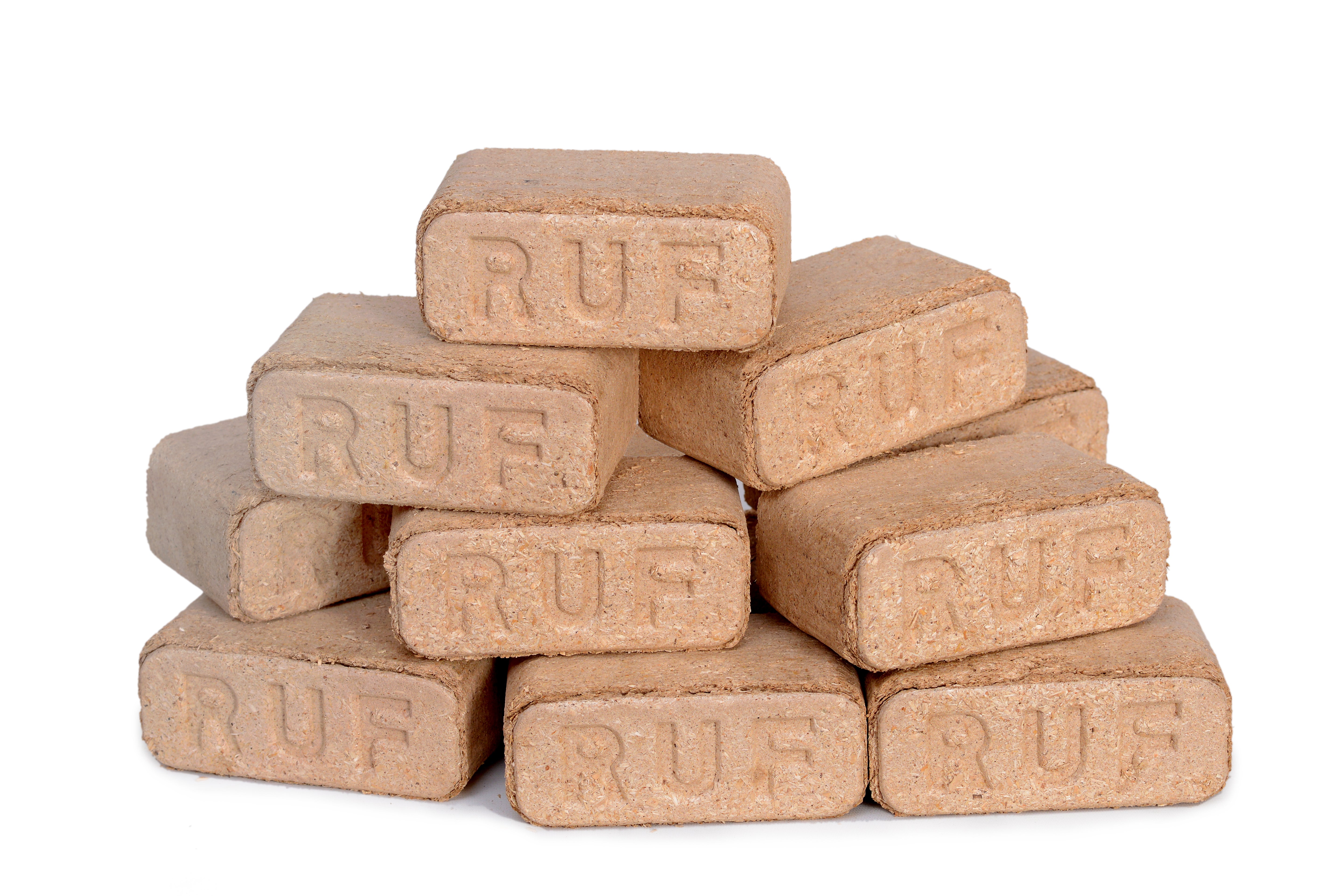 Holzbriketts RUF aus Buchenholz