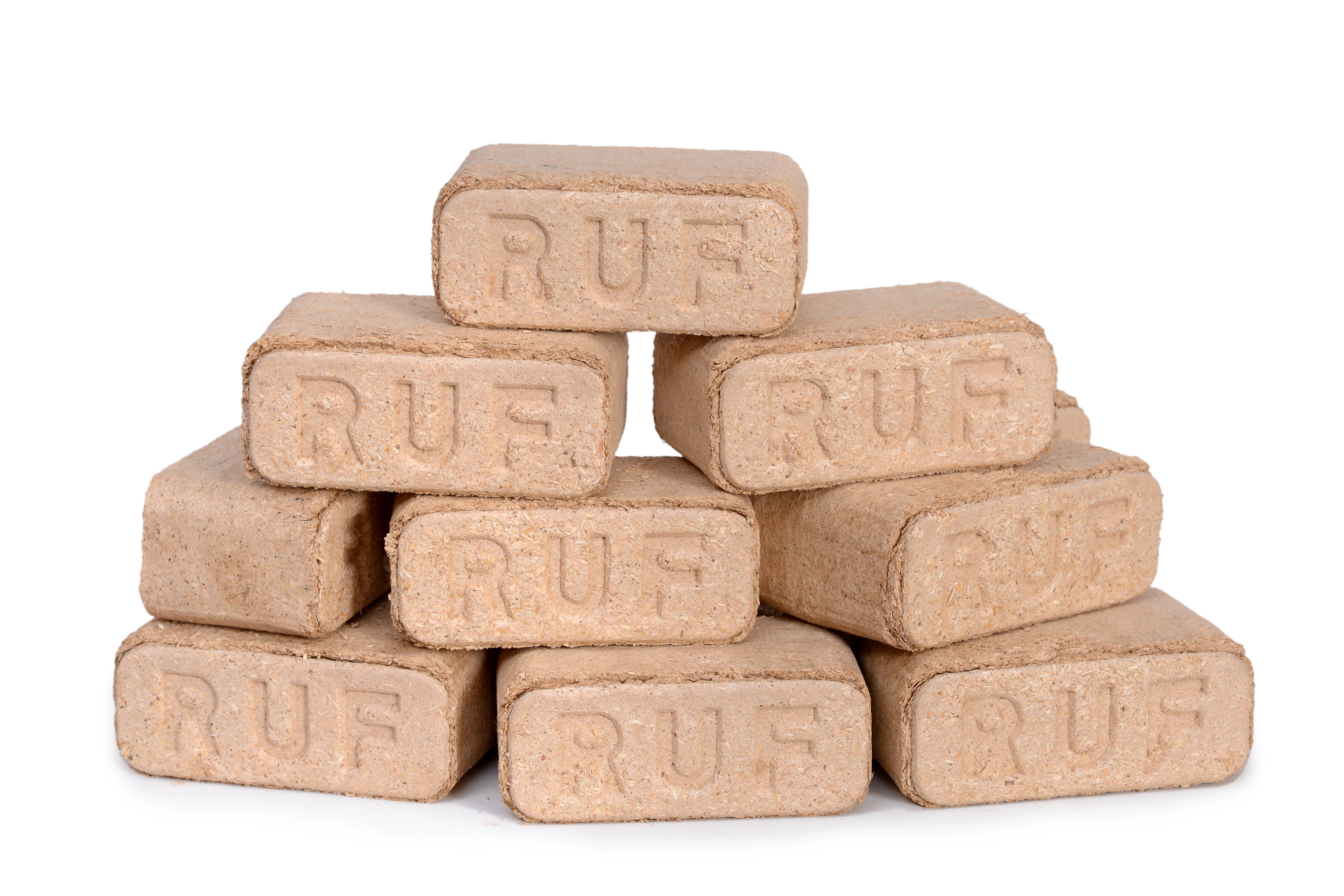 Holzbriketts RUF aus Buchenholz