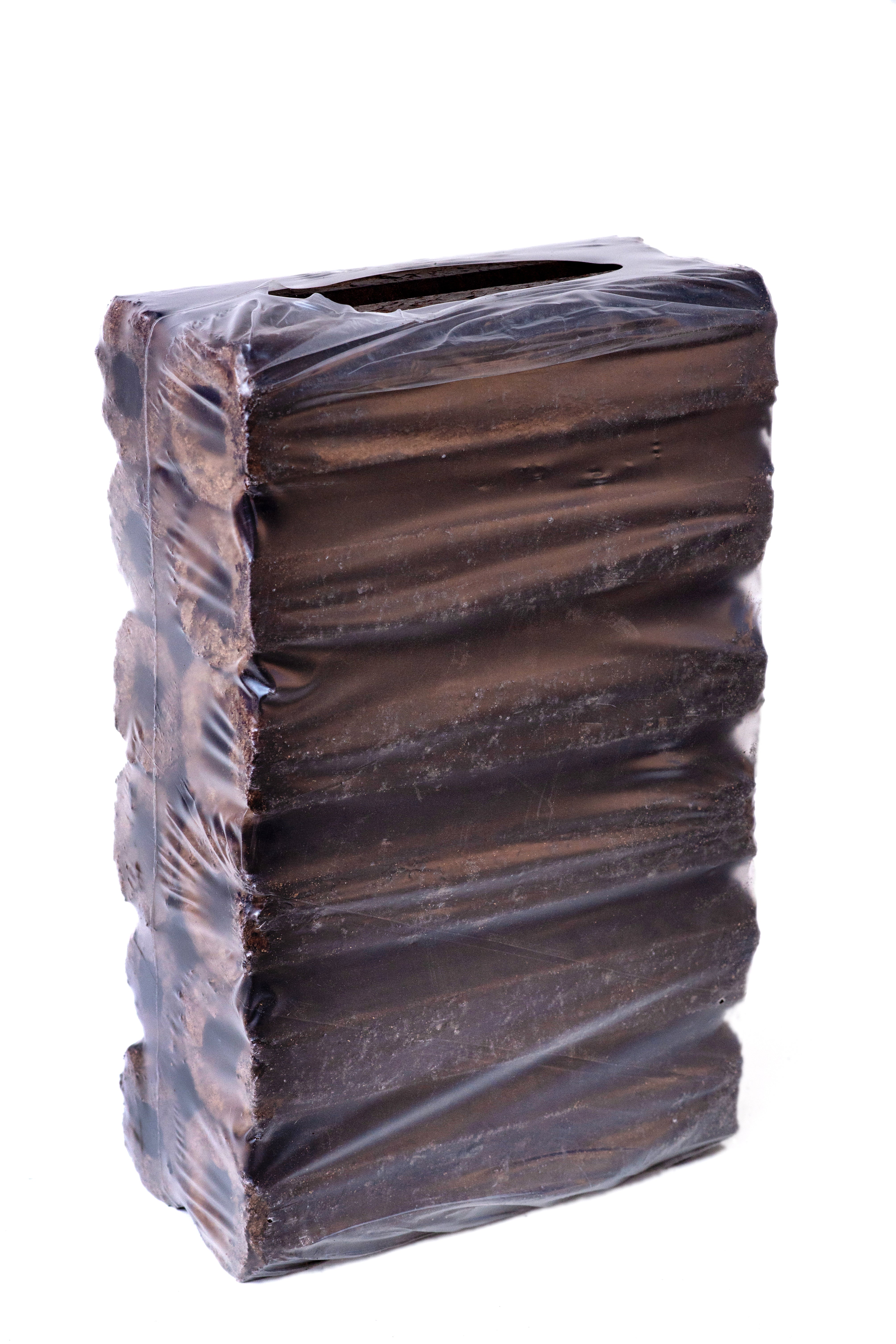 Holzbriketts PiniKay aus Eiche, 8 eck. Form