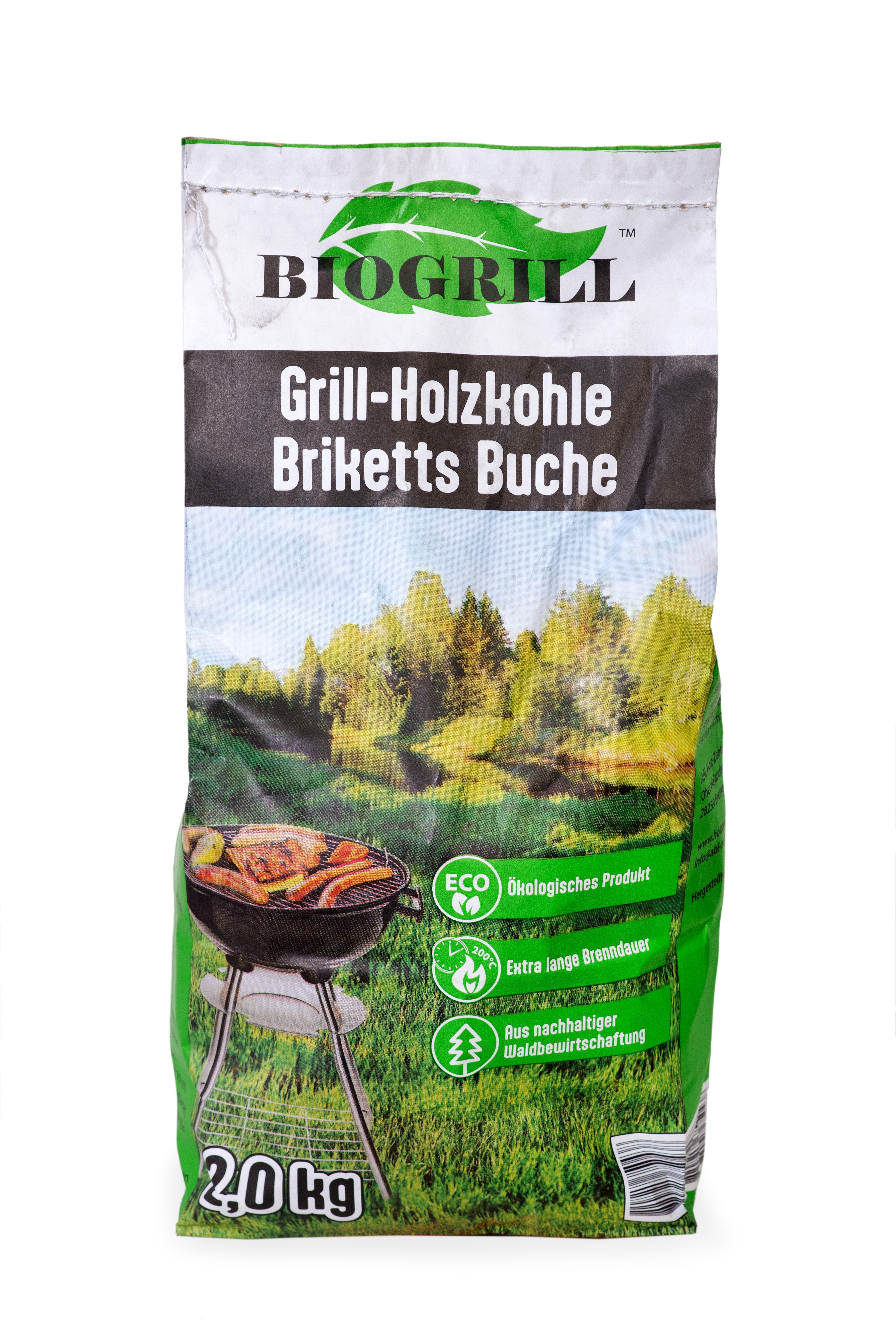 Holzkohlebriketts 2 kg