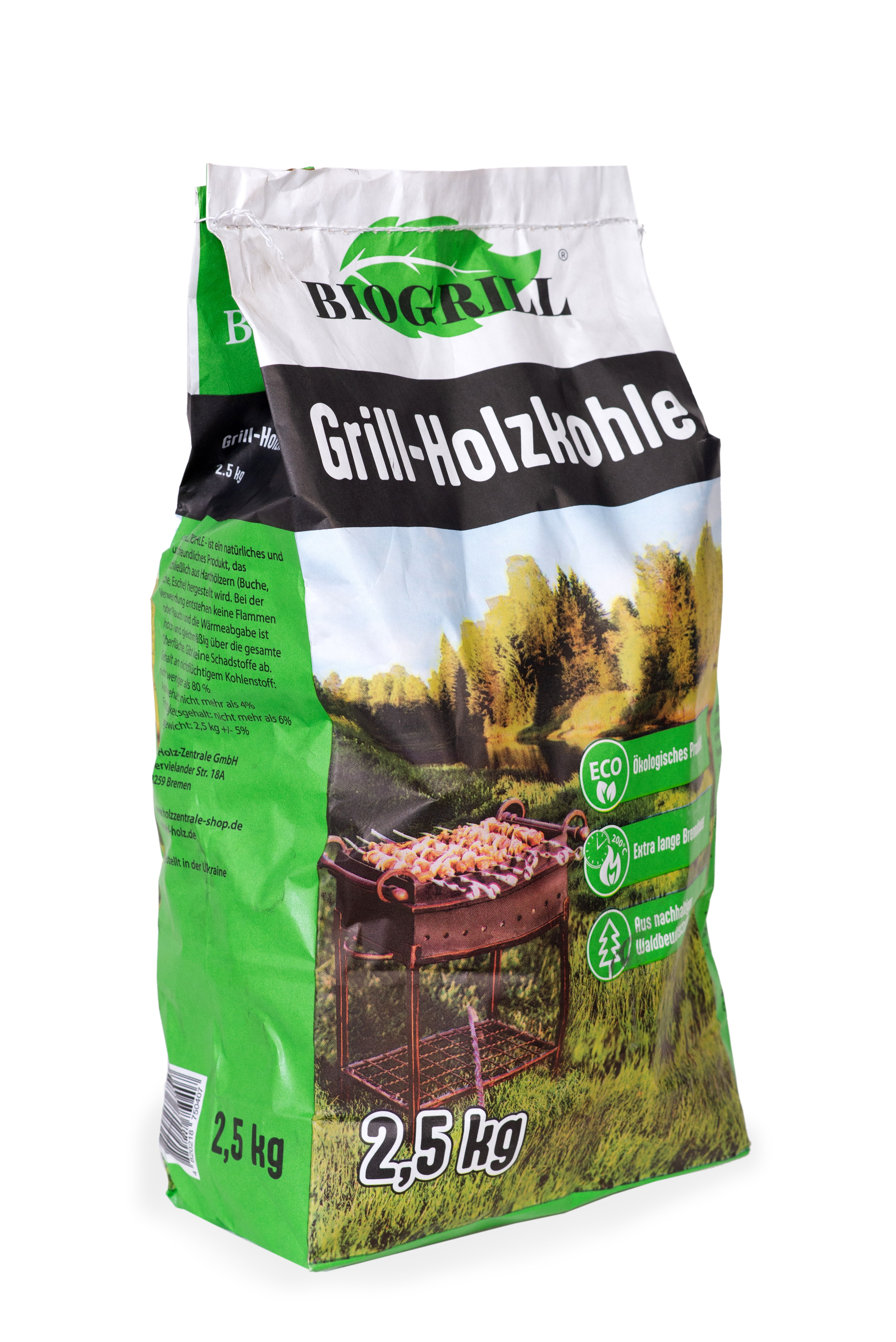 Biogrill Grillholzkohle 2,5 kg