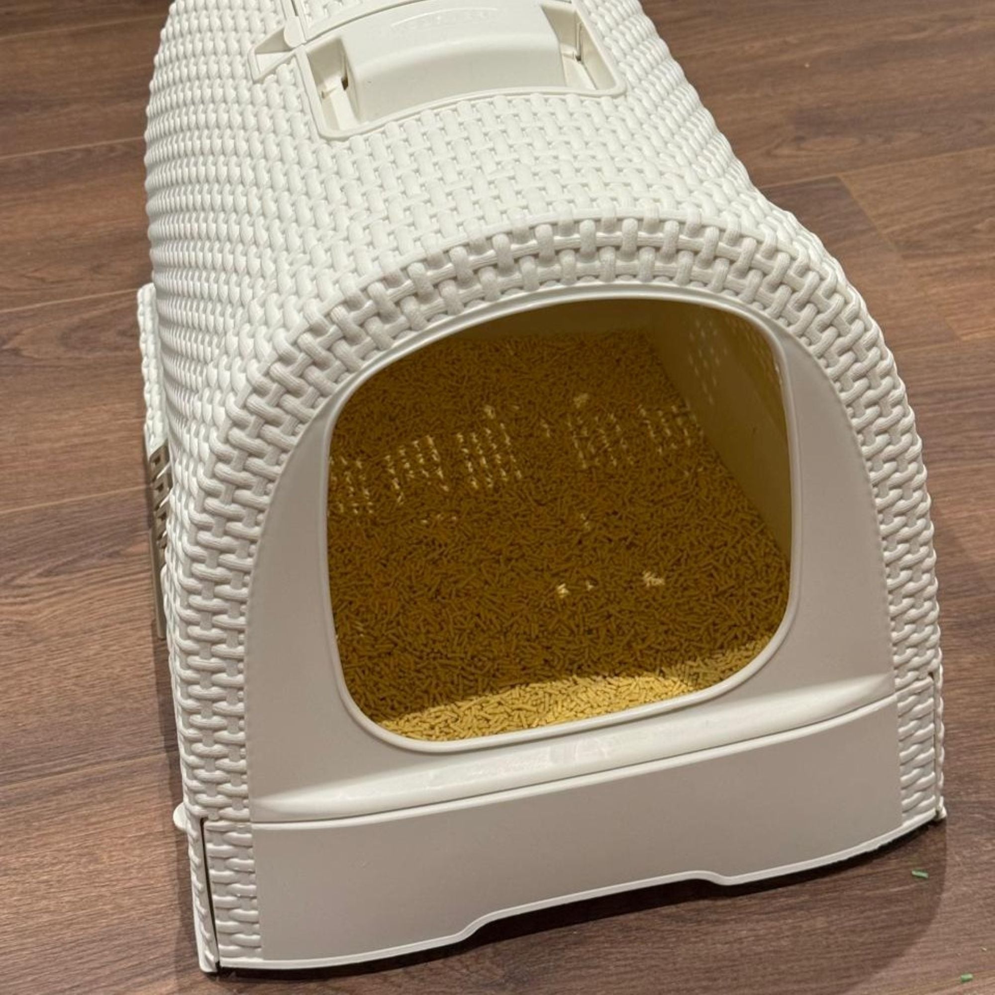 Denny BioAnimals® Maisstreu Katzenstreu 30 kg/ 80 L– 100 % natürlich & biologisch abbaubar – klumpend, staubfrei & geruchsneutral – nachhaltiges Katzenstreu aus Maisfasern.